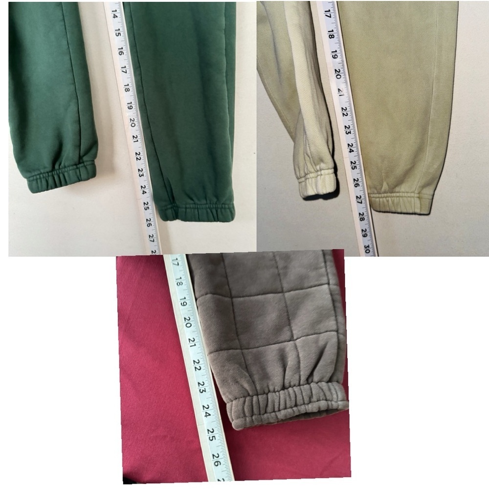 TNA Aritzia Womens Sweatpants Joggers Bundle 2XS Cozy Lounge Casual Green Brown - Picture 2 of 10